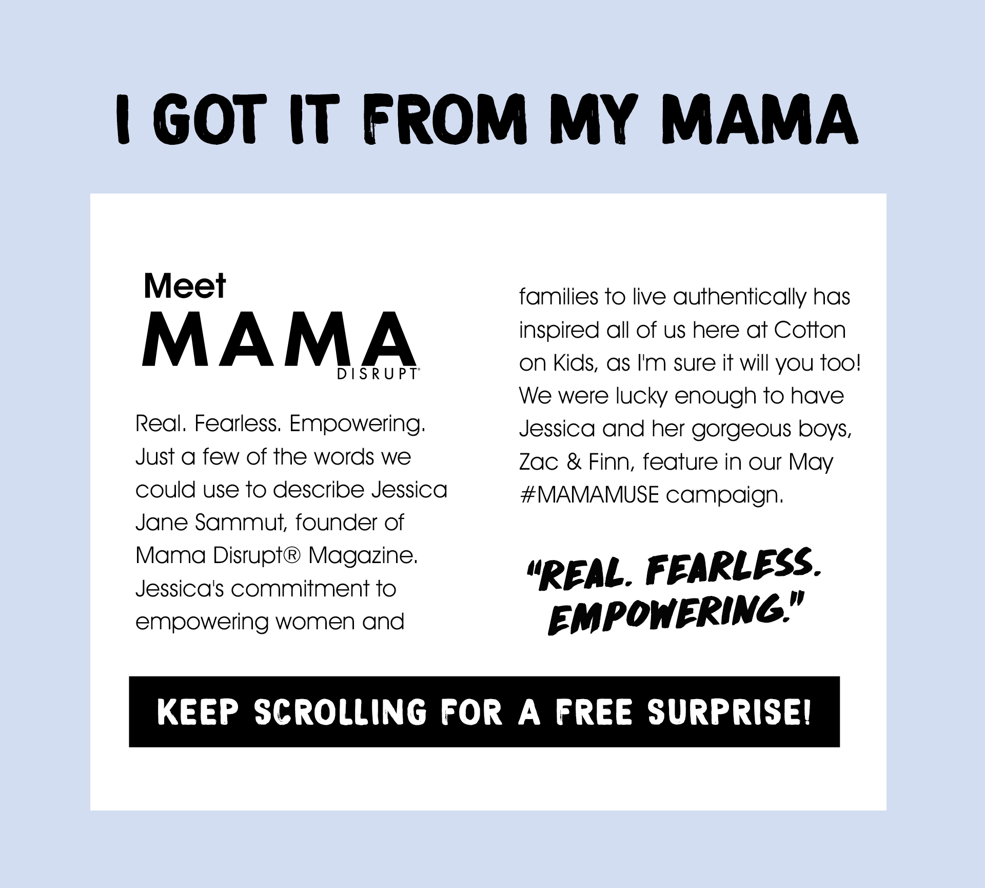 Mama Disrupt